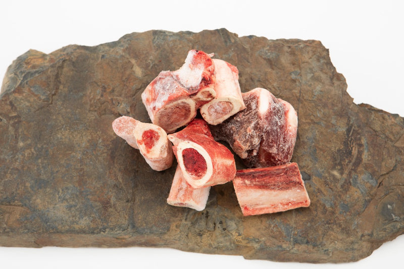 raw ostrich soup bones