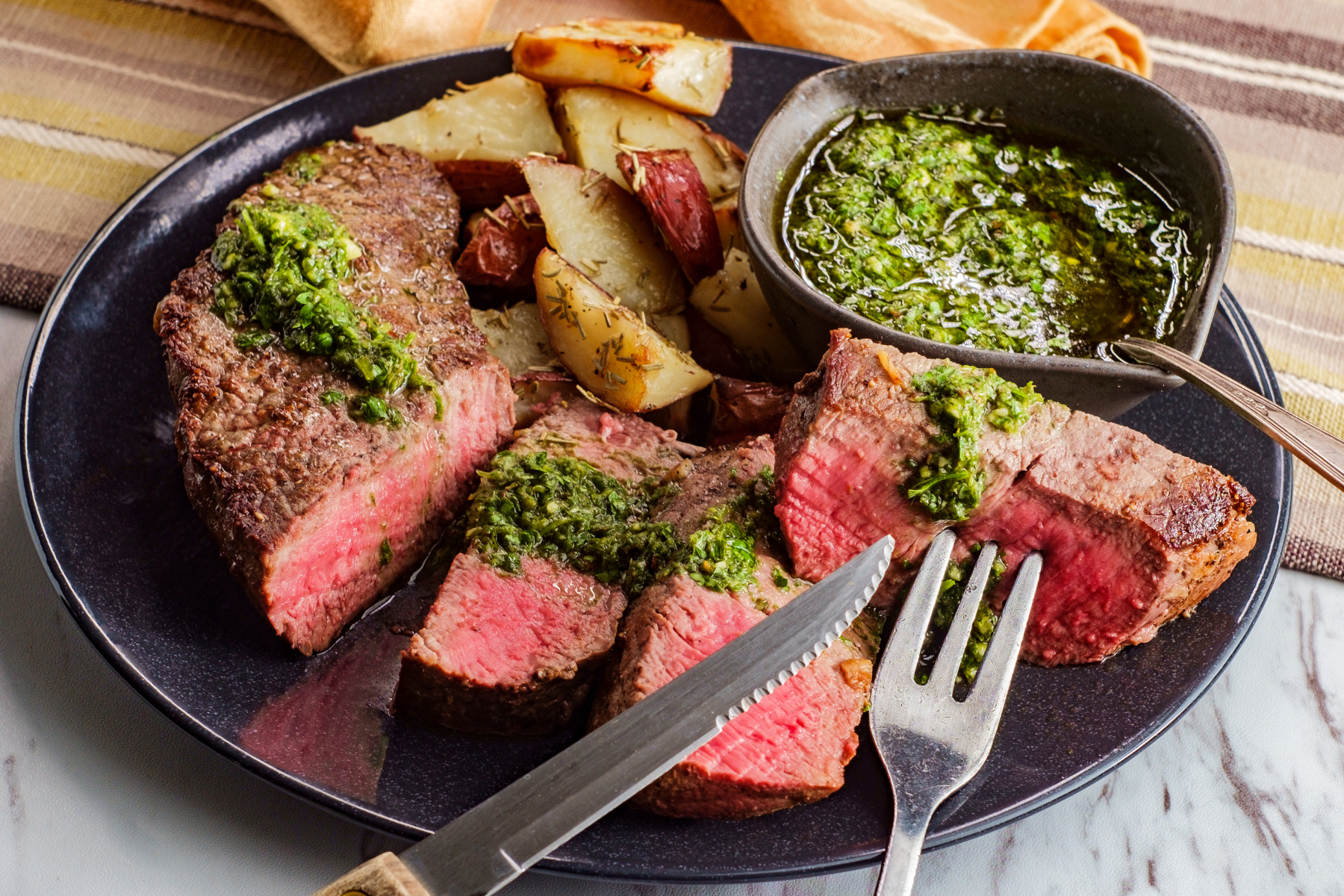Ostrich steak on sale marinade