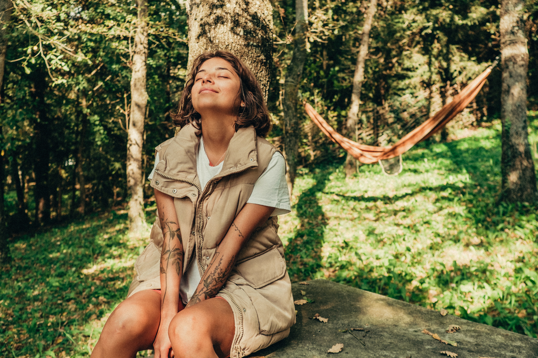 woman in nature