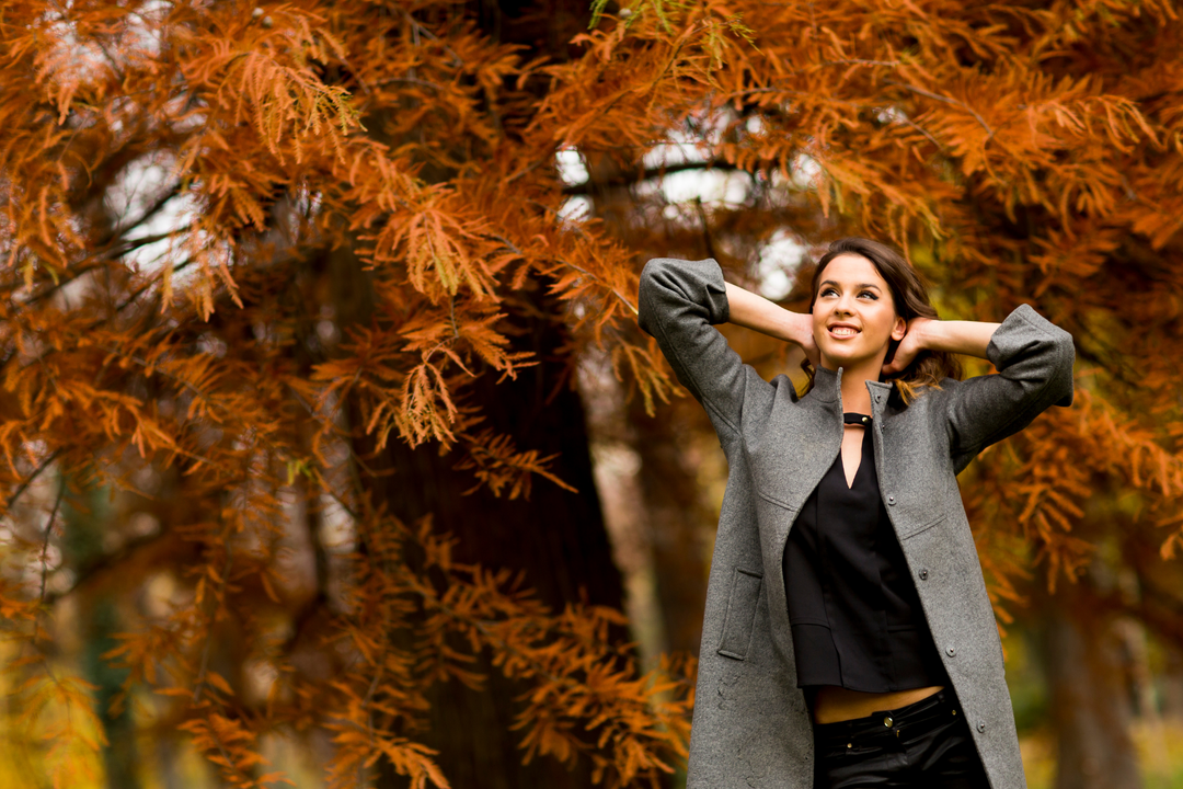 woman in fall