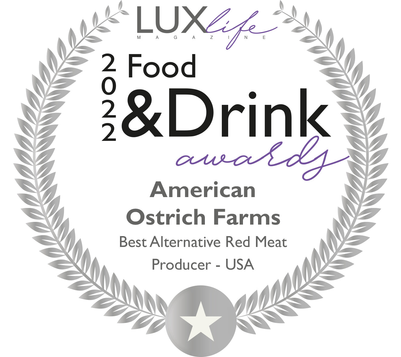 LUXLife Magazine recognizes sustainably raised ostrich meat from Idaho producer as a gourmet option with unique health benefits and less environmental impact.