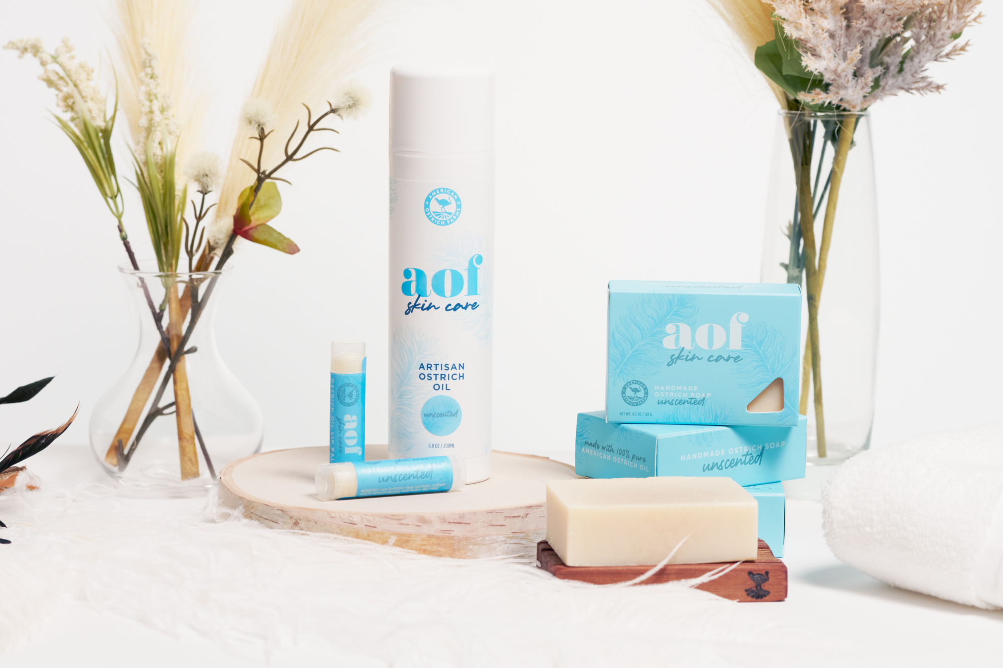 skin care made with ostrich oil