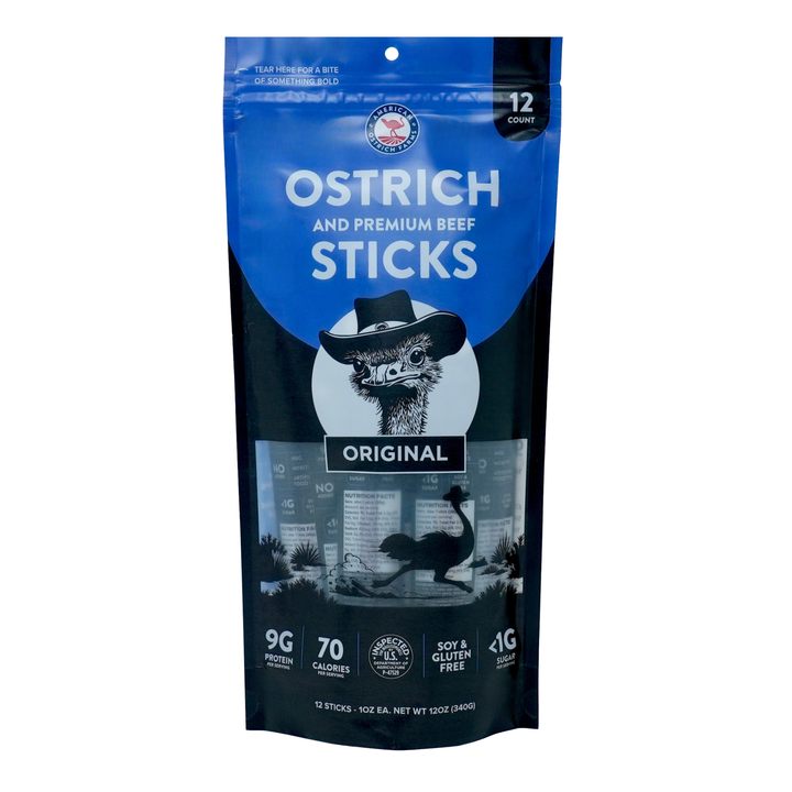Ostrich & Beef Snack Sticks