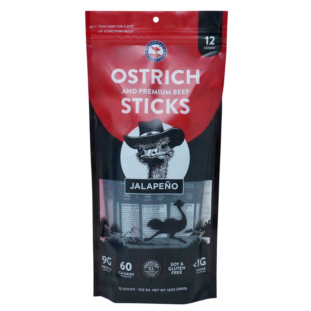 Ostrich & Beef Snack Sticks