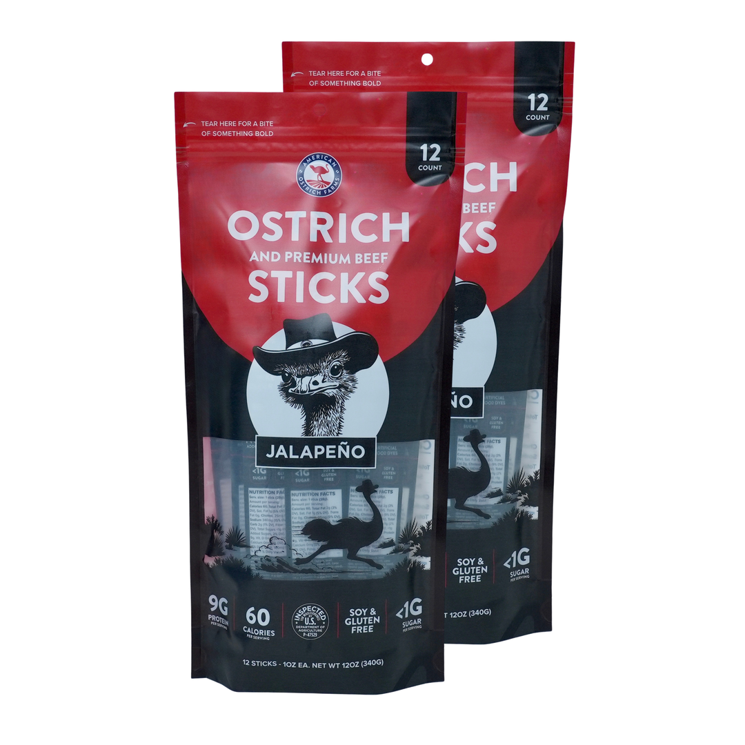 Ostrich & Beef Snack Sticks