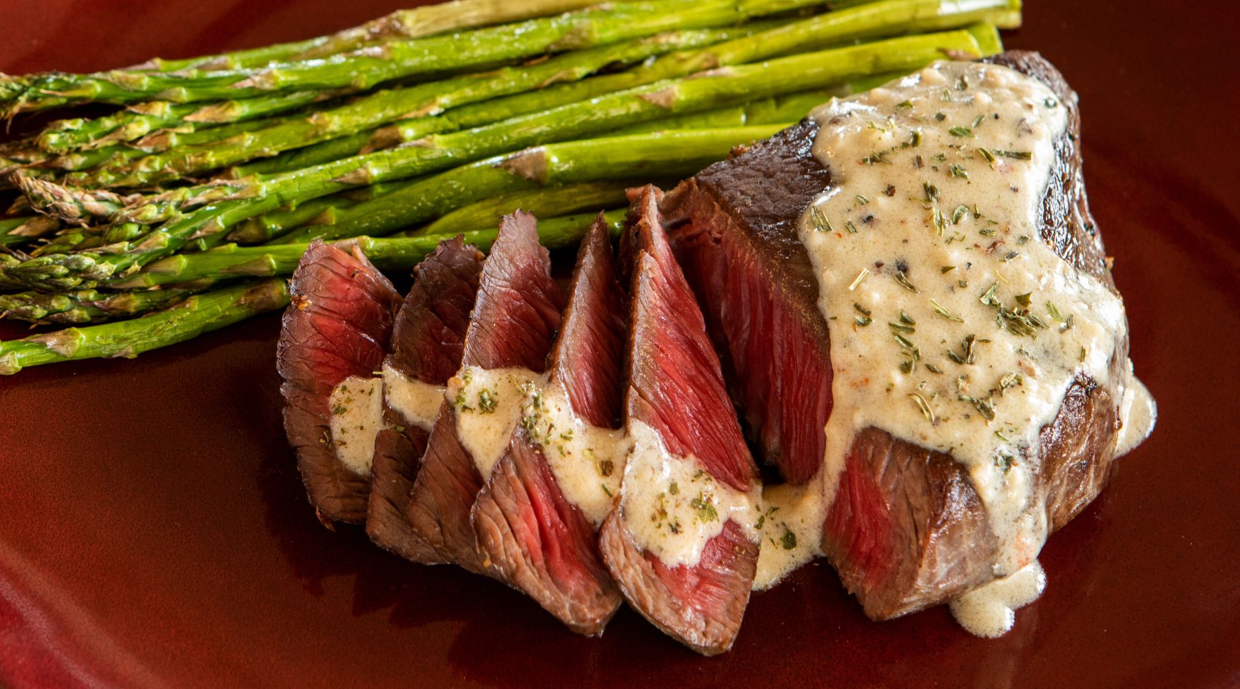 ostrich fillet with bearnaise sauce