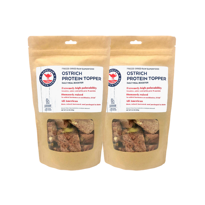 ostrich protein topper-2 pack