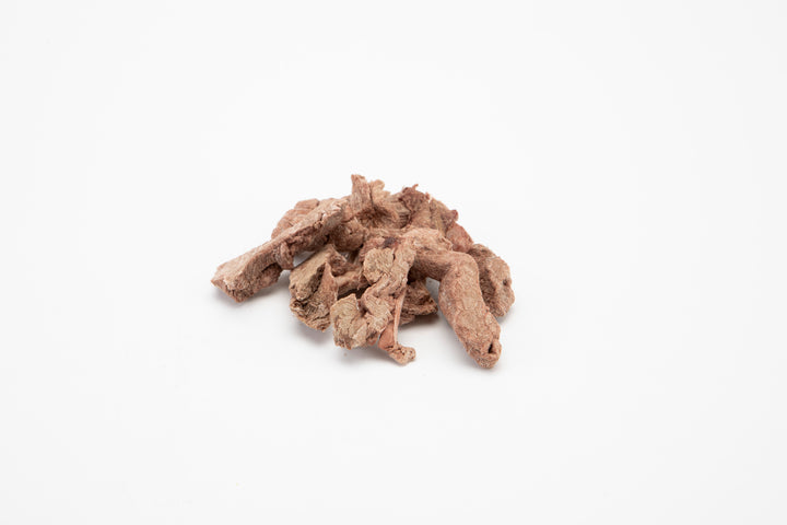 raw freeze-dried ostrich steak bites