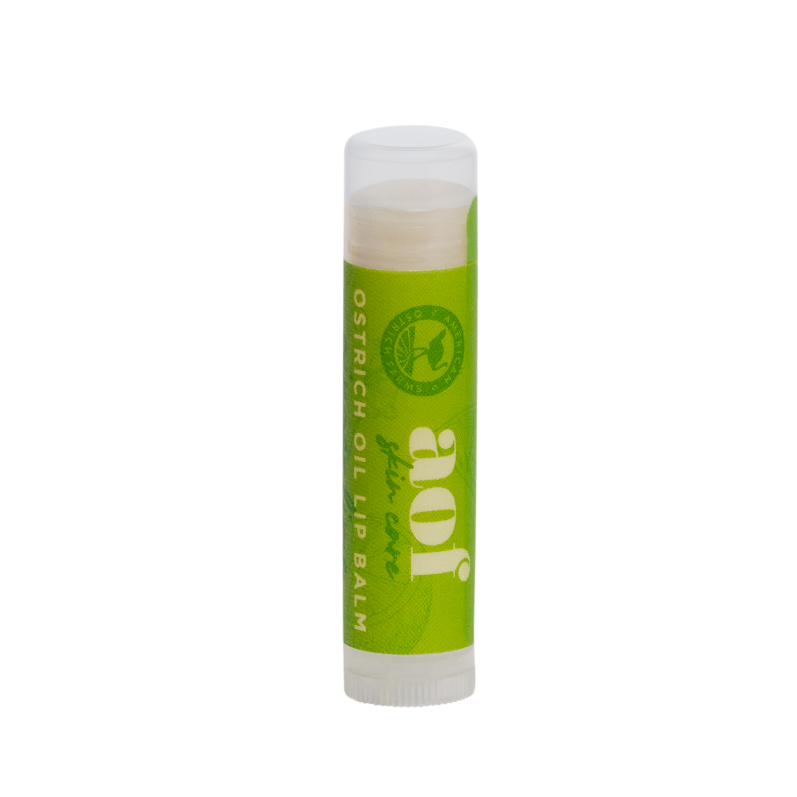 ginger-lime ostrich oil lip balm