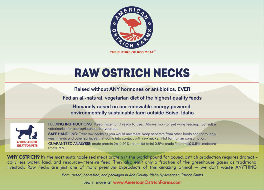 facts about ostrich necks